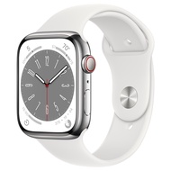 Apple Watch S8 41mm S級 LTE版 智慧型手錶 運動手錶 全新品/銀色/S 級：全新未拆封