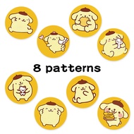 2026 New Style Cartoon Sanrio Emoticon Pack Kuromi Cinnamon Dog Melody Sealing Sticker Pudding Dog l
