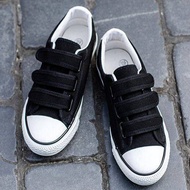 [ส่งเร็วพิเศษ!] KAK SHOPZ🚚 รองเท้าผ้าใบ Velcro รองเท้าผ้าใบแฟชั่นสำหรับผู้ชายและผู้หญิง รองเท้าแตะแบบสวม ใส่สบาย