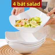 Plates, plates, family square plates, restaurant plastic salad bowls, soup bowls, family plates