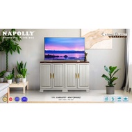 RT56 CABSULFET 454 PAPAN - BUFET TV PLASTIK NAPOLLY 4 PINTU / KITCHEN