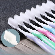 Silicone Replaceable Toothbrush Head Nano Soft Bristled Toothbrush