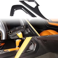 for C7 Corvette Center Console Gear Shift Handle Side Armrest Cover Trim Accessories Co-Pilot Gear S