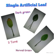 Artificial leaf leaves making Crepe silk paper quill nylon flower rose plant tree