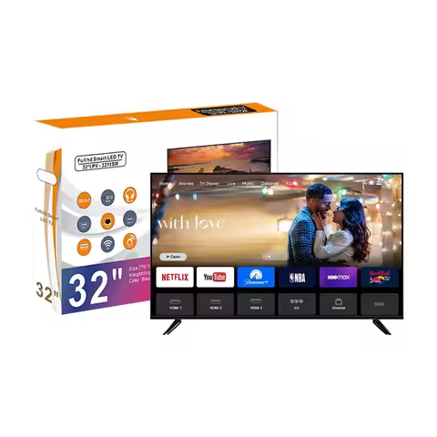 Flat Screen 32" Full HD 1080p LED Tv 32 Inch Televisions Smart Tv