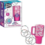 Cra-Z-Art Shimmer 'n Sparkle ABC Bead & Wear Bracelet Set with 20oz Tumbler - Make 6 Alphabet Bead B