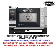 [FNBSTORES] UNOX CHEFTOP MIND.MAPS 3 GN1/1 ONE ELECTRIC COMBI OVEN, XEVC-0311-E1RM (Enquire for further Discount + Free Gift)