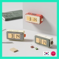 MOOAS Retro Auto Flip Alarm Clock Desk Clock Wall Clock