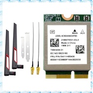 ( D I Q H )9220M MT7927 WiFi7 Card With+ 10DB Antenna Tri-Band 2.4G/5G/6G Wireless Gigabit WiFi Card