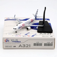 JC Wings 1: 400 Alloy Aircraft Model Airbus Original Airbus A321neo F-WWAB