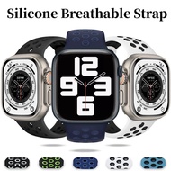 Strap for a*ple smart watch silicone band 45mm 44mm Ultra 49mm 41mm 40mm 38mm 42mm 45 mm Sport Brace