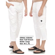 Sirwal Pants MUSLIM Men SLIMFIT VIRAL Recent / Under GAMIS Men WHITE