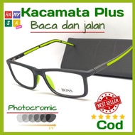 READY STOK Kaca Mata Baca Dan Jalan Pria Photocromic Anti Radiasi Sporty Original [SALE TERBATAS!!!]