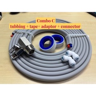 Clear Stocks 5 Meter Water Tubbing 1/4" Double layer, Double Tube Hose Tubing Coway Elken LG Cuckoo