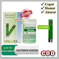 PROMO strip cek diabetes strip diabetes isi ulang stik gula darah refil cek gula stik glukosa easy t