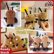 [Happy Toys] Fun Cockroach Plush Toy Cartoon Animal Series Accessories Keychain Room Decor Fashion C