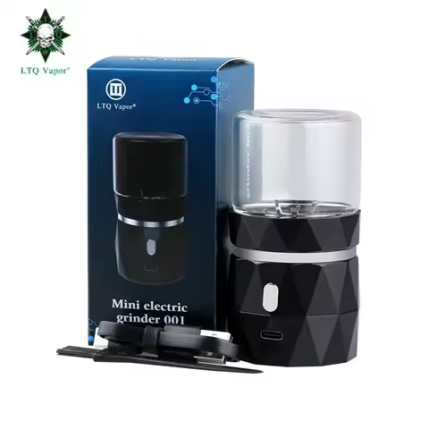 Portable LTQ Vapor Mini Electric Grinder 400mah Battery 48mm Diameter Dry Herb Spice Crusher Kitchen