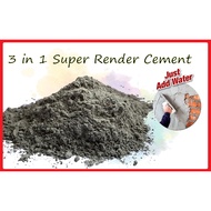 3 in1 Ready Mix Cement  Super Render Cement And Sand Mix Concrete Simen Sedia Campur Pasir Pre Mix P