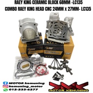 COMBO (24/27+68) SUPERHEAD CNC 24/27 Y15 Y15ZR LC 135LC + BLOCK 68MM RAEY KING