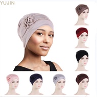 YUJIN Turban Hats Comfort Scarf Cap Softness Cancer Chemo Beanies Cap