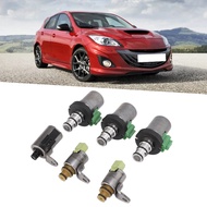 6pcs Transmission Shift Solenoid Set 4F27E Replacement For Mazda 2 3 5 6 CX‑7 MPV