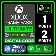 【1 - 2 Month】Xbox Game Pass Ultimate Global Actication | XGPU Gold + EA Plus + XCloud | For PC & Xbo