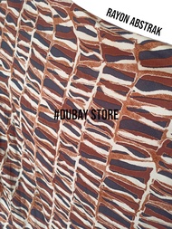 KAIN KATUN RAYON PREMIUM MOTIF ABSTRAK/TOKO KAIN BEST SELLER (harga tertera 50cm)