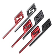 3D ABS Car Rear Trunk Badge Sticker Emblem S Logo Sticker For A45 W176 GTS GT43S GT63S CLA45S C117 C