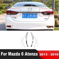 Accessories For Mazda 6 Atenza Sedan 2013 2014 2015 2016 Chrome Car Rear Tail Light Lamp Cover Trim Taillight Molding Strip
