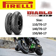 NEW PIRELLI Diablo Rosso 3 III R25 R15 MT15 MT25 Ninja250 Z250 CBR250RR Tyre Tire Tayar Upgrade Diab