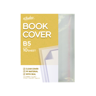 Estudee - Sampul Buku Bahan PP Seal Ukuran B5 Isi 10 Pcs