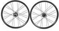 Four Palin Round Bar 24 Hole Aluminum Alloy 20 Inch Disc Brake Small Wheel Diameter Wheel Set Folding Mountain Bike Wheel,27.5"