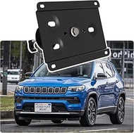 Anti-Theft License Plate Holder Compatible with Jeep Compass MP/552, Grand Cherokee WK2, Grand Chero
