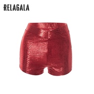RELAGALA Women's Shorts 2025 New Sexy Low Waist Fashion Causal Solid Color