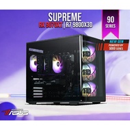 INVADER SUPREME S18 | RX 9070XT | Ryzen 7 9800X3D GAMING DESKTOP