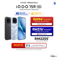 【Online Promo】iQOO 15R 5G | 24*(12+12)GB RAM+256GB ROM | Snapdragon® 8 Gen 5 + Supercomputing Chip Q