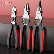 DELIXE 3PCS Multifunctional Pliers 9 "Long- pliers 9" Edge Cutting Pliers 7" Bevel Edge Pliers