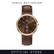 [2 years warranty] Daniel Wellington Classic Multi-Eye 40mm St Mawes Amber Rose Gold Brown Dial - Mu