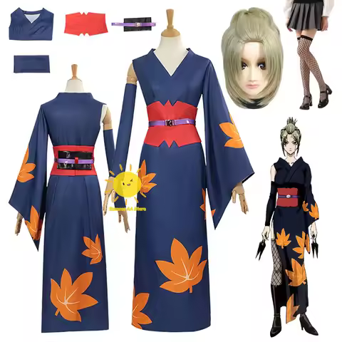 Anime Tsukuyo Cosplay Costumes GINTAMA Cosplay Dress Cuff Belt Corset Socks Tsukuyo Suits Wig Hallow