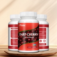 Tart cherry nutritional supplement, 750 mg per serving, non-GMO, vegan, suitable for adults, dietary
