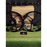 MASVIRAL LC135 SPORT RIM X45 SERIES CUTTING BRT THAILAND 5 BATANG BRIGHT BLACK HITAM KILAT SIAP BEAR