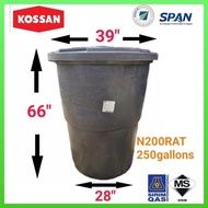 KOSSAN POLY TANGKI Tank Kurus Tinggi N200-RAT (250Gallon) (TK)
