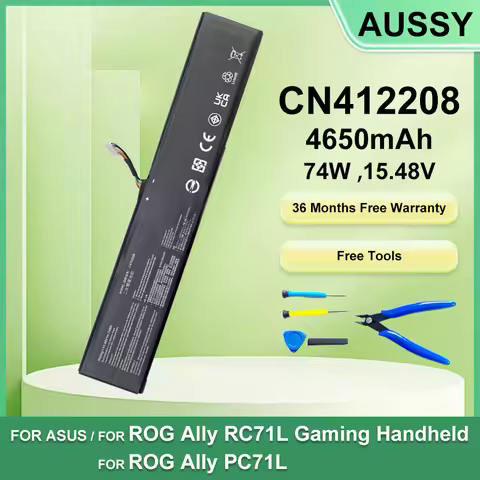 Battery C41N2208 For ASUS ROG ALLY Gaming Handheld series of RC71L/PC71L Expand high capacity of 74W
