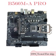 For MSI B560M-A PRO Motherboard LGA 1200 DDR4 64GB Support 10/11th CPU Micro ATX Mainboard Tested