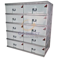 1 X TOYOGO 10 Drawer Storage Drawer (922-5) Robust Heavy Duty Large Storage Wardrobe Home Office Chest No Odour Almari