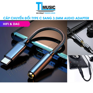 Dây Cáp Chuyển Đổi Type C Sang Công Aux 3.5mm ( Type-C to 3.5 mm Audio Adapter ) - Thăng Long Music