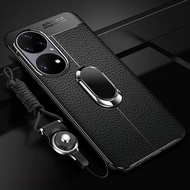 LIANPO เคสโทรศัพท์ P50สำหรับ Huawei P50 Pro Huawei แบบหนังบางพิเศษหรูฝาหลังแบบรวมทุกอย่างสำหรับ P50 