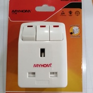 3Way Adaptor With Big Switch