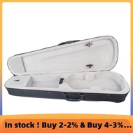 Violin Case 4/4 Size Professional Triangular Shape Violin Hard Case -Silver Inside Violin Parts New
