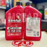 KENDALL 4T 15W50 Semi Synthetic / SL / Engine Oil / Motorcycle Engine Oil / Minyak Hitam Motor